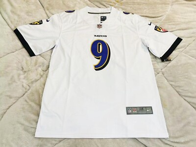 Adult Baltimore Ravens #9 Shirt Top DE Big & Tall Size Large Size
