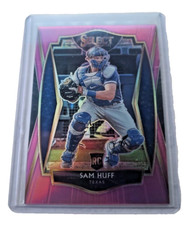 Sam Huff 2021 Panini Select Premier Level Pink Prizm Rookie Card 10/10 #197 T...