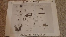 Vintage Smith Wesson Model 10 Revolver Poster .38 Cal Special Hunting Rifles Vintage Smith Wesson Model 10 Revolver Poster .38 Cal Special Hunting Rifles