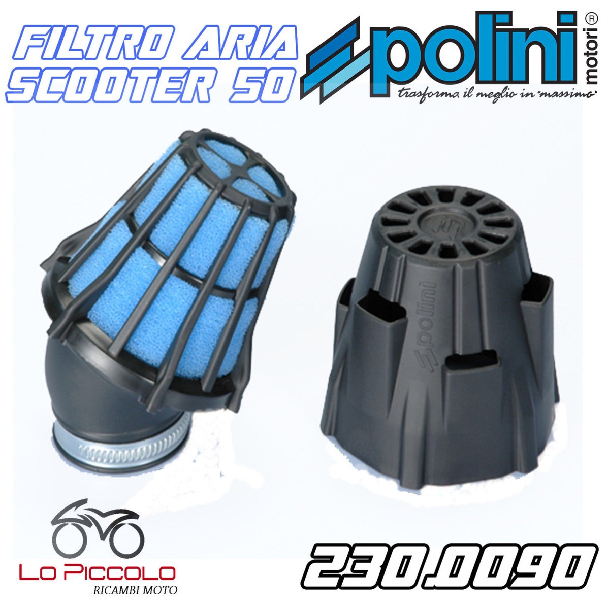 Filtro Aria Polini Cod. 2030090 Carburatori Phbg 15 16 18 19 21 - Foto 12