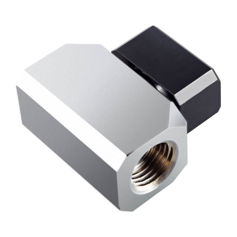 Phanteks Ball Valve G1/4 Zoll Kugelhahn Messing silber PH-BVA_CR_G1/4