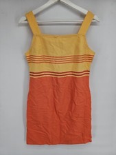 Womens Gap Size 6 Orange Yellow Dress