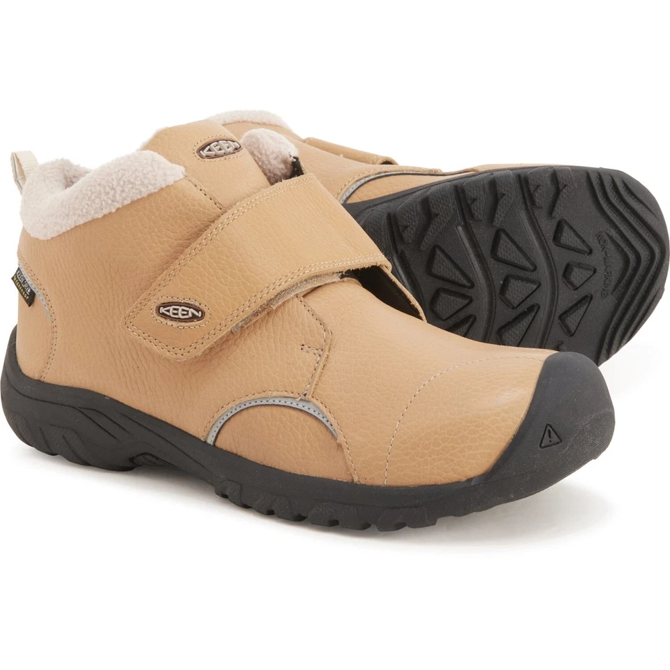 Keen Toddler Boy sz 5 Beige Touch-Fasten Insulated Fleece Waterproof Ankle Boots - Image 2 of 4