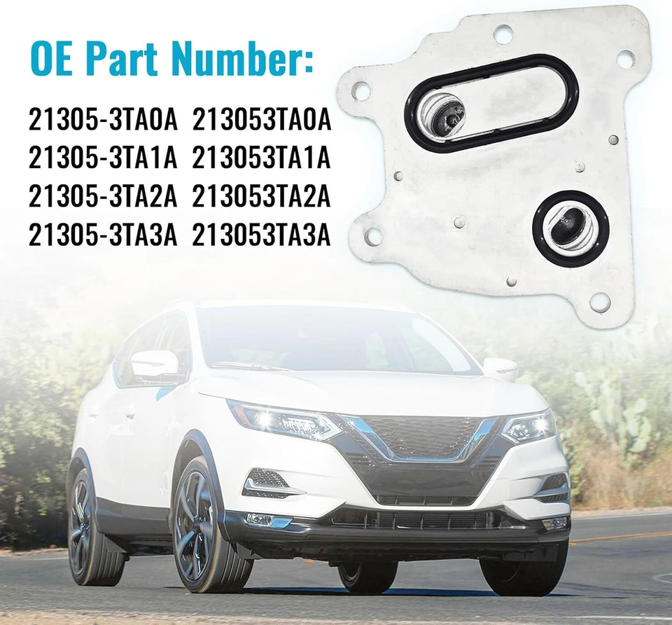 Enfriador de aceite del motor para 2013 2014 2015 2016 2017 2018 Nissan Altima 21305-3TA2A Foto 4 de 4