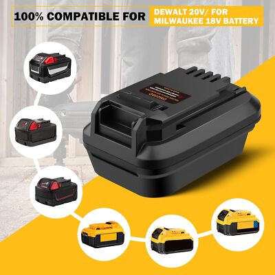 🔋 Battery Adapter – Use Black & Decker 20V MAX Tools With DeWalt 20V MAX DCB205 Batteries