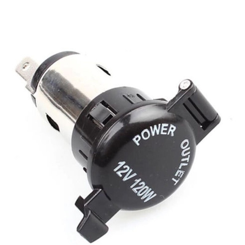 12V/120W Car Motorcycle Boat Tractor Cigarette Lighter Power Socket Outlet Plug