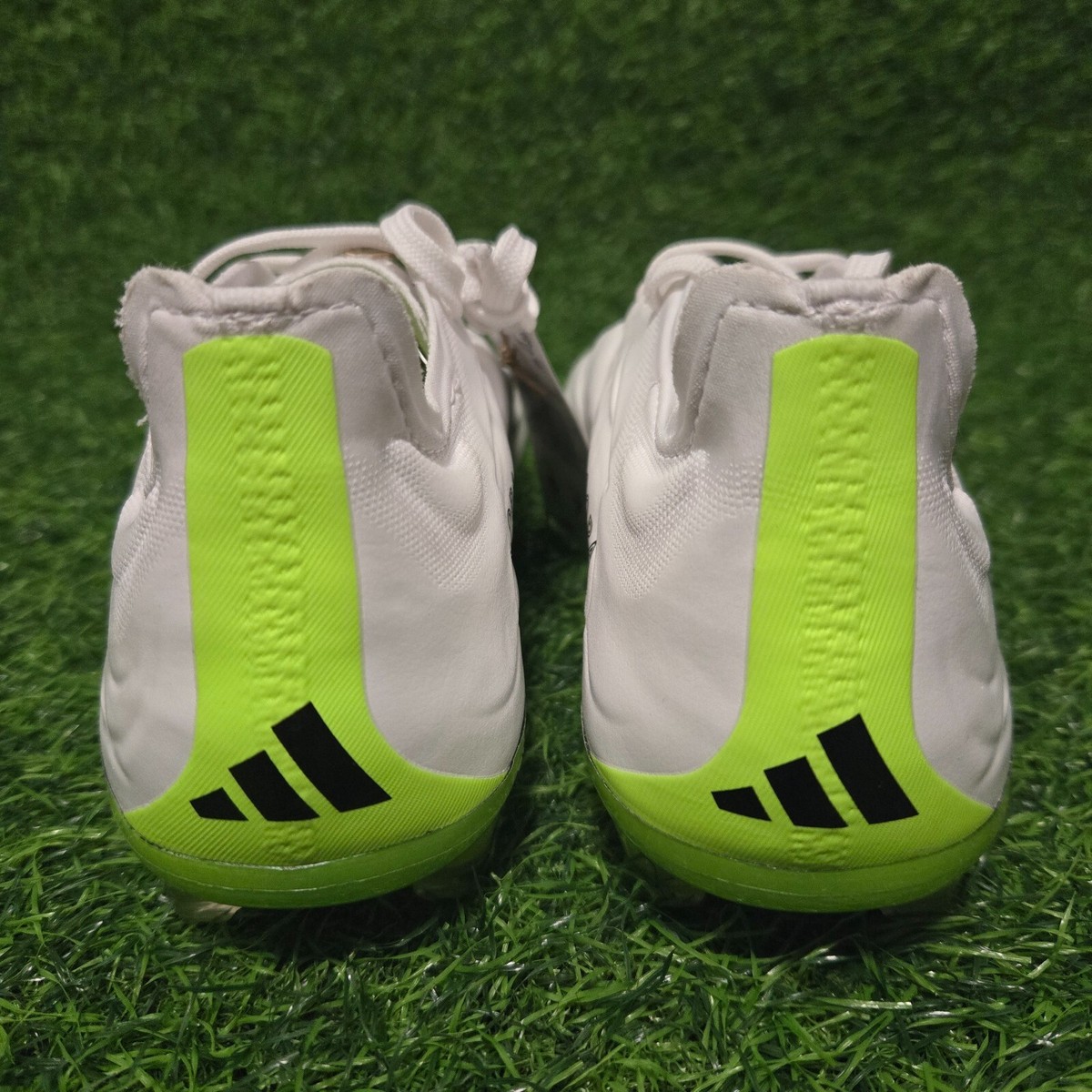 Adidas Copa Pure .1 FG Soccer Cleats White Black Lucid Lemon