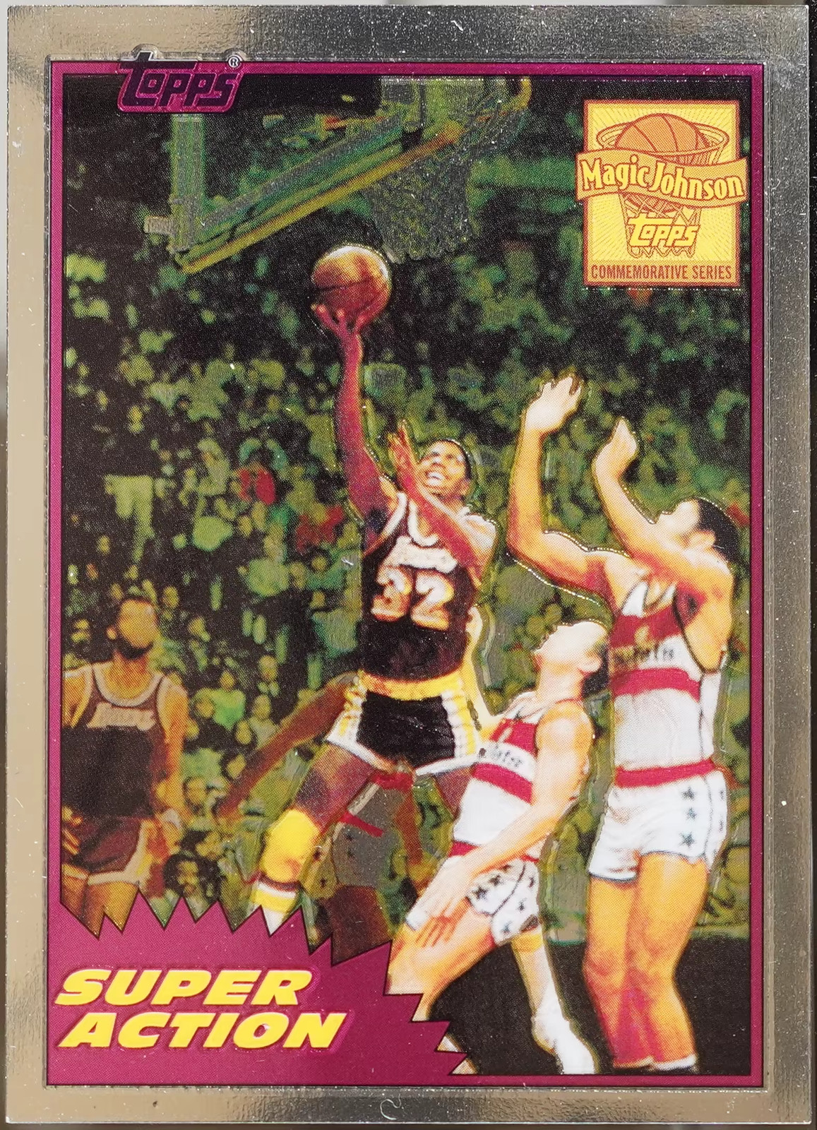 2000-01 Topps Chrome #4 Magic Johnson Magic Johnson Reprints Basketball NM