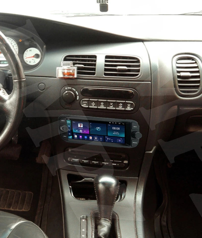 Radio de coche Dodge Intrepid Apple Carplay 2002-2004 GPS NAVEGACIÓN WIFI Android 14 Foto 2 de 4
