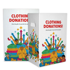 6-Pack Toy Clothing Donation Bin, Corrugated ...