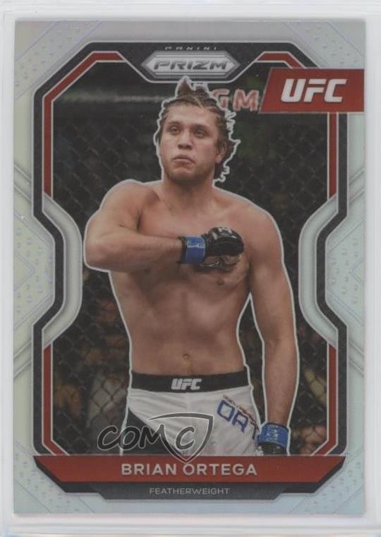 2021 Panini Prizm UFC Silver Prizm Brian Ortega #48 0l7t