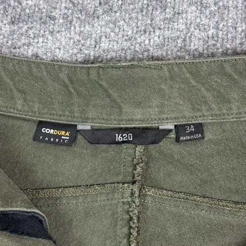 Pantalones de trabajo 1620 para hombre 34x32 Hunter verde doble rodilla utilitarios 2,0 EE. UU. pesados - Imagen 2 de 16