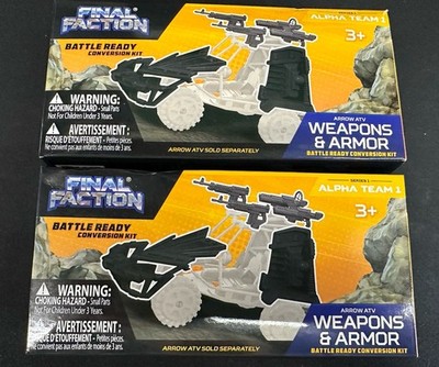 X2 Final Faction Alpha Team 1 Arrow ATV Weapons & Armor Conversion Kit NIB