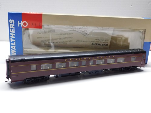 HO SCALE WALTHERS 932-15305 PENNSYLVANIA PULLMAN STANDARD 52-Seat Coach Train