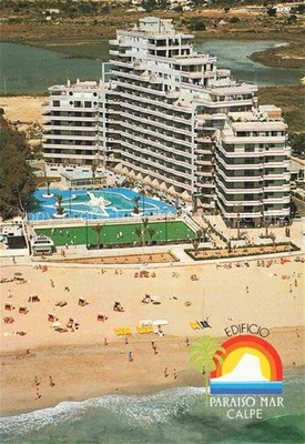 Calpe Calp Alicante ES Paraiso-Mar Playa-de-Levante Apartmenthaus Pool Strand St