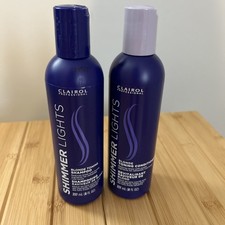 Clairol Shimmer Lights Shampoo Conditioner 8oz Duo