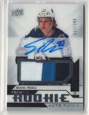 2018-19 Upper Deck Premier Sami Niku Rookie Auto Patch /249
