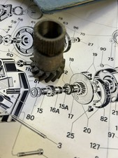 Pignone Ingranaggio 1’ Velocità Califfone 122 Bimarcia Monferraglia Nos Epoca