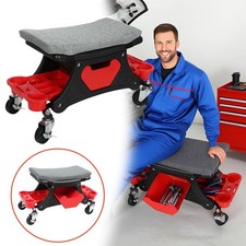 Werkstatthocker Werkstattsitz Rollsitz Auto Werkzeug Mechaniker 185kg Rollhocker