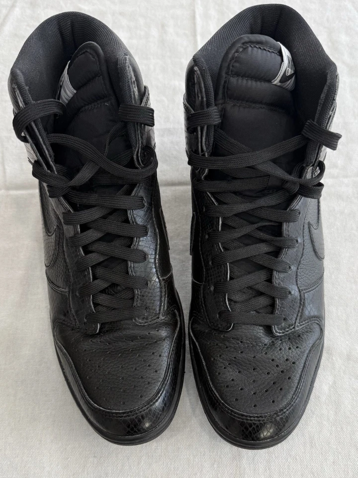 Nike Dunk Sky High Cuña Oculta Talla 10 Mujer’s Negro Serpiente Foto 2 de 4