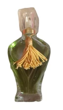 Vintage Coty EMERAUDE Cologne Spray 1.5 oz Gold Tassel Accent