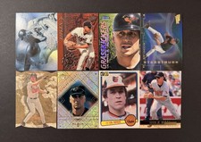 Lote de 8 cartas Cal Ripken Jr reserva de oro productor de diamantes galería pateadores de hierba