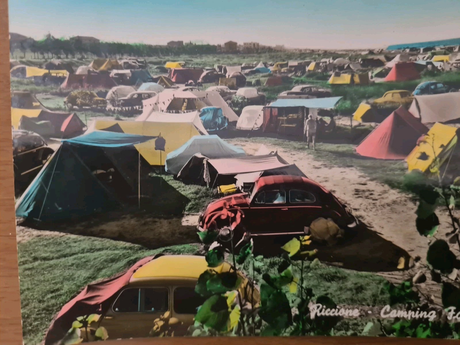 Riccione (Rimini) Camping Fontanelle, viagg.anni sessanta - BELLA