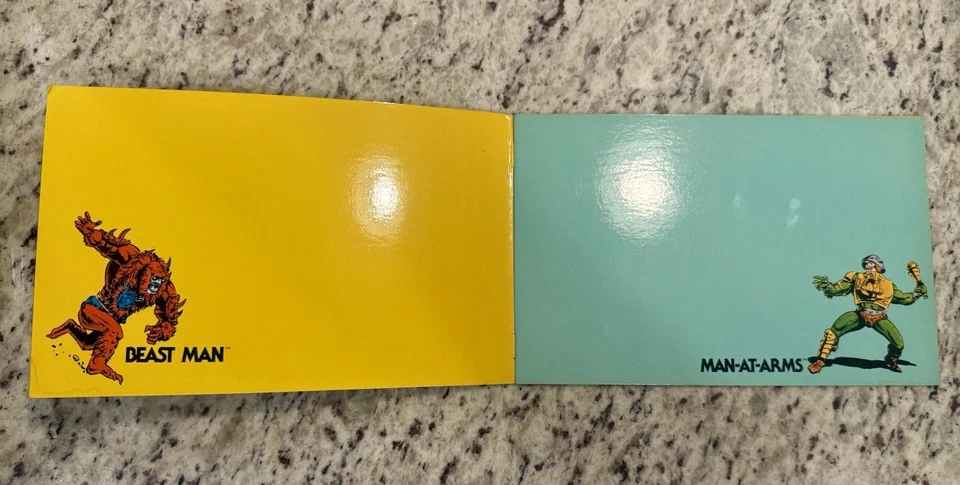 Álbum de pegatinas Masters of the Universe Ambassador 1986 sin usar MOTU He-Man Foto 3 de 4