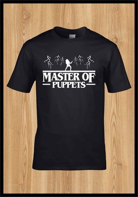 Master of Puppets - Stranger Things Eddie Munson inspiriertes schwarzes T-Shirt
