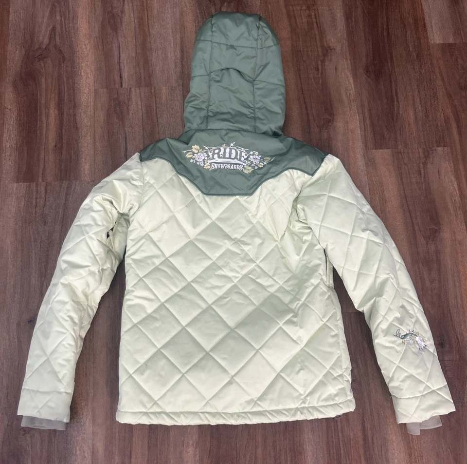 Ride Snowboards Y2K Ski Snowboard Green Jacket Pants Set Sz M Womans - Image 4 of 4
