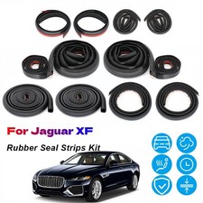 For Jaguar XF Door Edge Rubber Seal Strip m Weather Draft Wind Noise Reduction
