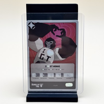GORILLA TAG - Holographic Trading Card S Limited Edition 3071 - Another AXIOM