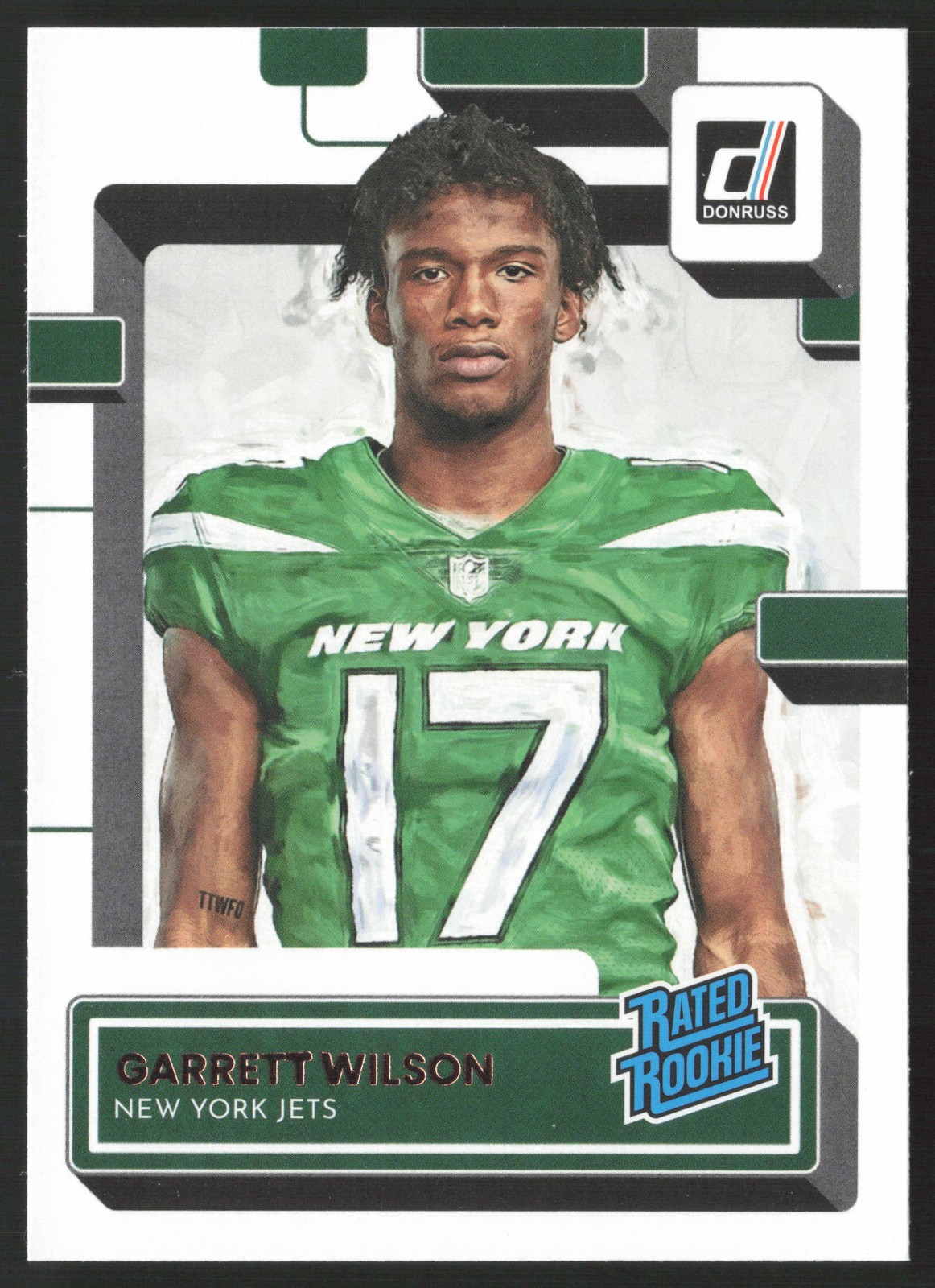 2022 Donruss #306 Garrett Wilson Canvas