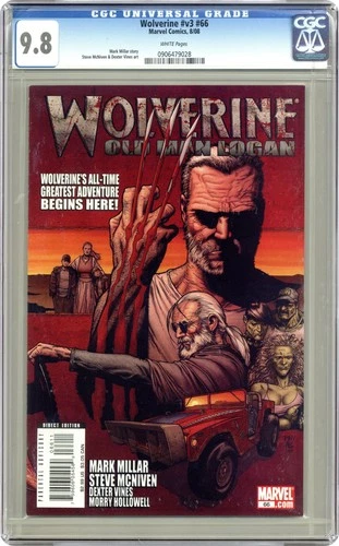 Wolverine #66A McNiven 1st Printing CGC 9.8 2008 0906479028