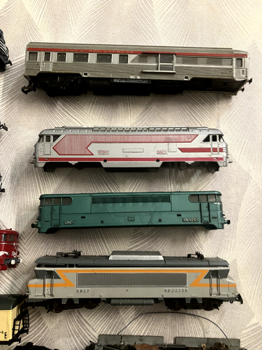 Lot De Trains électriques Vintage Lima - Années 1950 à 1980 - Occasion