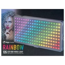 DigiPower Rainbow RGB 135 LED Video Light DP-VL-RGB135 NEW/OPEN BOX