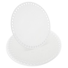 7 x 7 Inch 4 Pcs Crochet Basket Bottoms Round Acrylic Base for Crochet