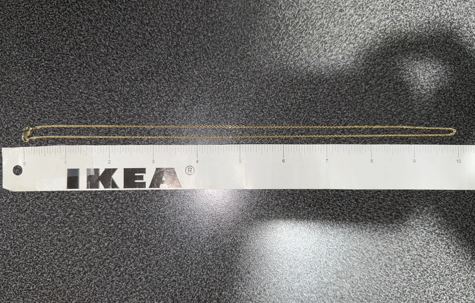 Saks Fifth Avenue Build Your Own Collection 14K YG Rnd Cable Chain Necklace 20” - Image 2 of 4