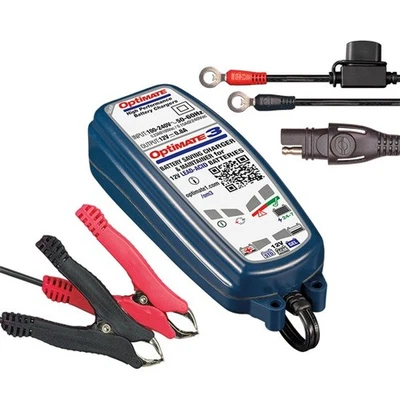TECMATE Optimiseur/Chargeur de Batterie OPTIMATE 3 TM-430 - Photo 1/4