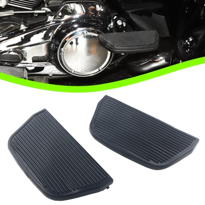 Passenger Side Pedal Pad For Harley Dyna Switchback FLD 2012-2016 Rubber Black
