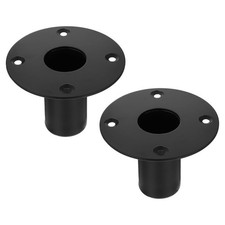  2 Pcs Stage Speaker Base Mounts Mounting Brackets Metal Riser Adapter