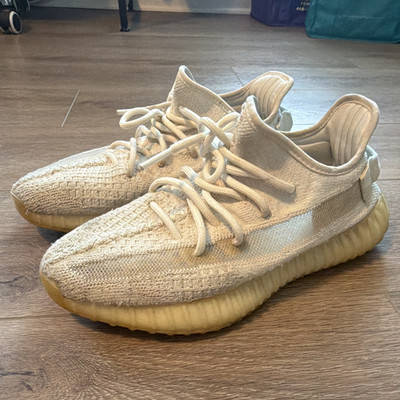 adidas Yeezy Boost 350 V2 Bone/Bone/Bone Low Top Primeknit Men's HQ6316 size 6