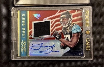 2017 Panini Phoenix Red Leonard Fournette Auto RC 39/75