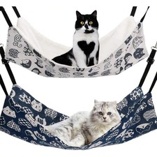 Adjustable Hanging Cat Hammock Bed Small Pets Cage Sleep Hammock