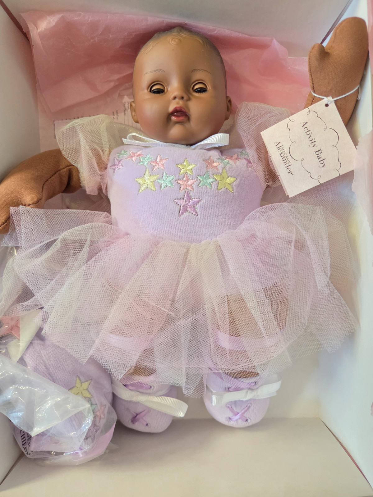 Madame Alexander 11" Activity Baby Doll African American Pur