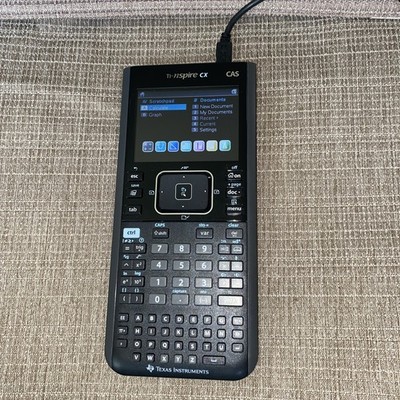 Texas Instruments TI Nspire CX CAS Color Graphing Calculator in Black With Case