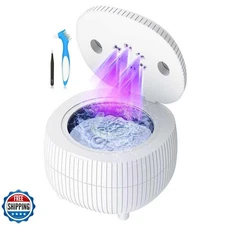 Ultrasonic Retainer Cleaner Machine, 45khz 25W Dental Cleaning Po