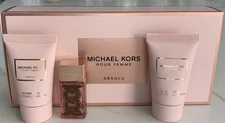 MICHAEL KORS Pour Femme Absolu set eau de parfum 5ml + Shower Gel & Lotion 25ml