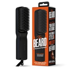 Wild Willies Beard Straightener, 2-in-1 Beard Straightening Brush