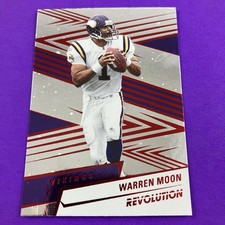 Warren Moon 2025 Panini Revolution Red Cosmo #35 NFL Minnesota Vikings